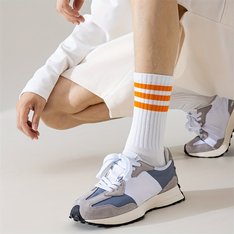 Calzini Unisex a Righe - Confezione da 4 Paia