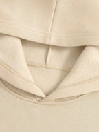 Felpa Donna con Cappuccio Loose Fit - Stampa Lettering "PATIENCE"