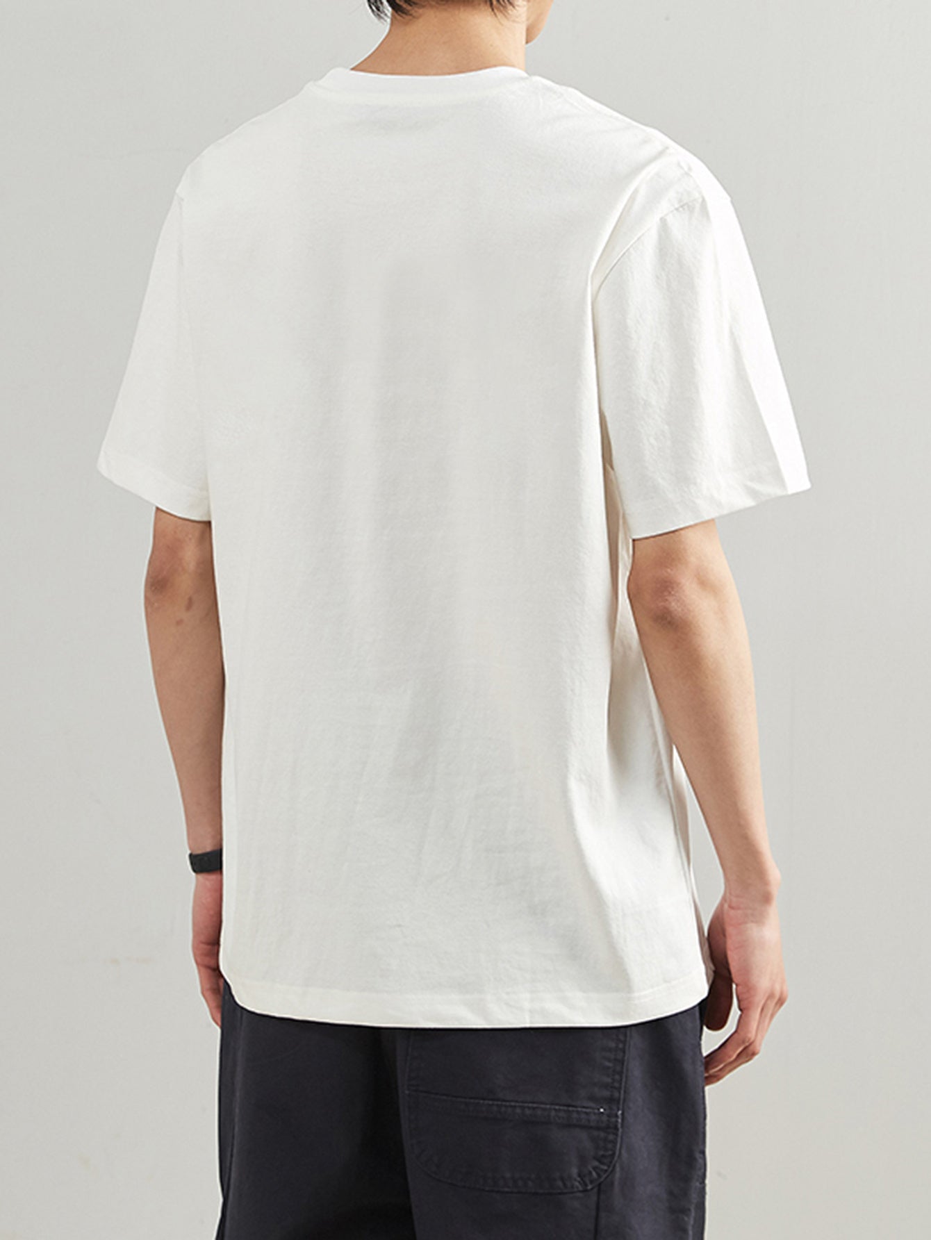 T-shirt Uomo Stile Vintage Americana con Stampa Grafica