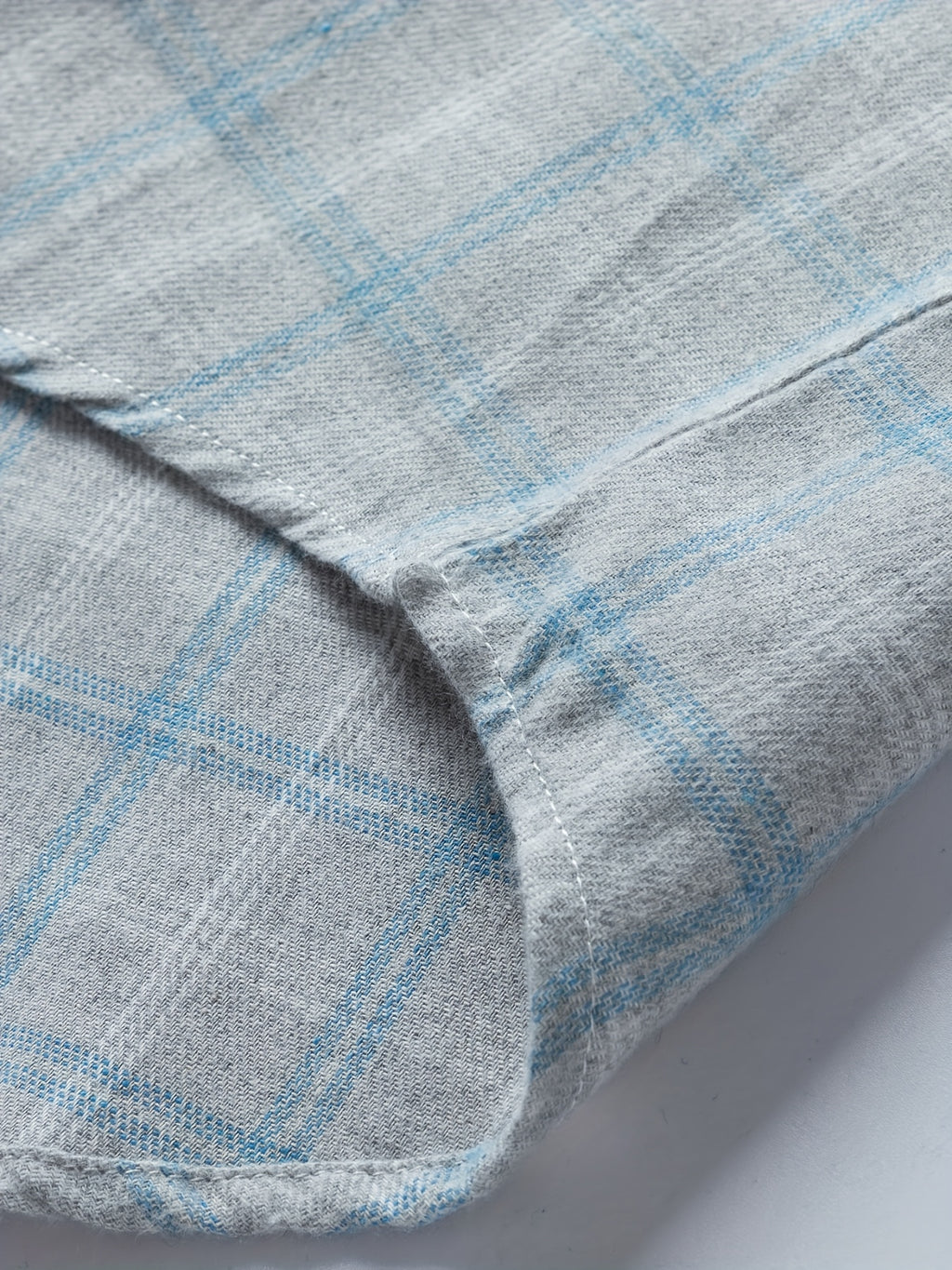 Camicia Uomo a Quadri Manica Lunga con Bottoni - Stile Casual