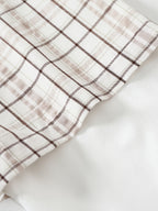 Camicia a quadri con Inserto Manica Lunga
