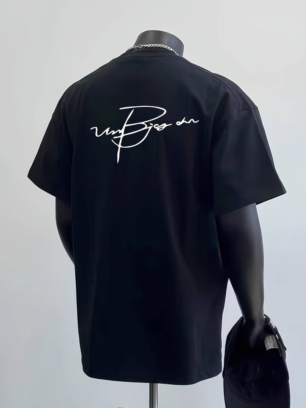 T-shirt Nera Oversize - Stile Retro Vintage Streetwear