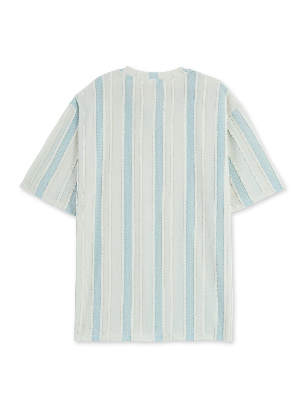 T-shirt a Righe Manica Corta