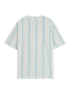 T-shirt a Righe Manica Corta
