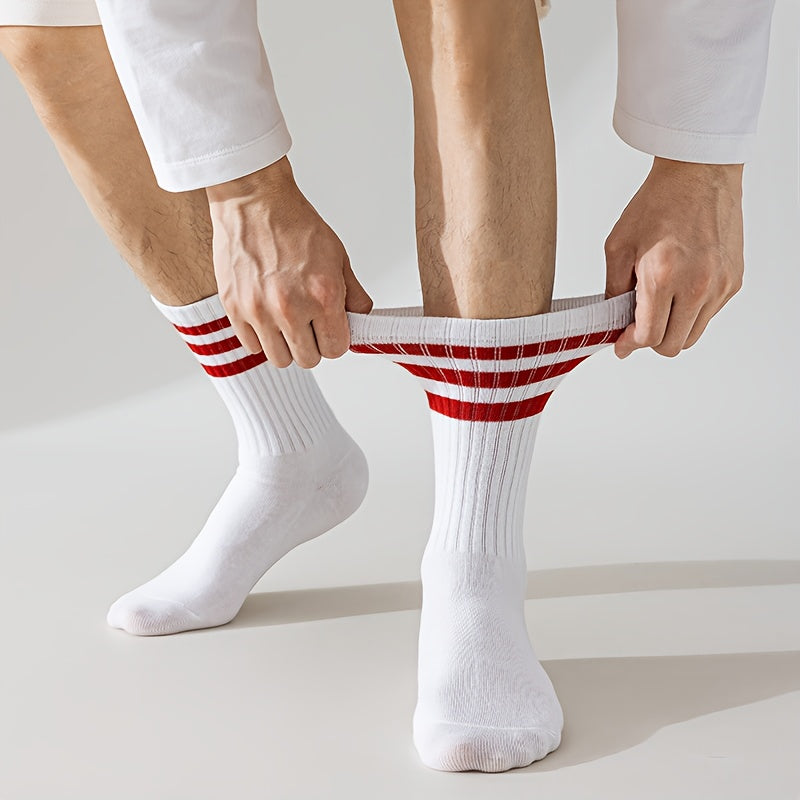 Calzini Unisex a Righe - Confezione da 4 Paia