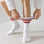 Calzini Unisex a Righe - Confezione da 4 Paia