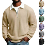 Polo Uomo Manica Lunga con Zip - Primavera/Autunno