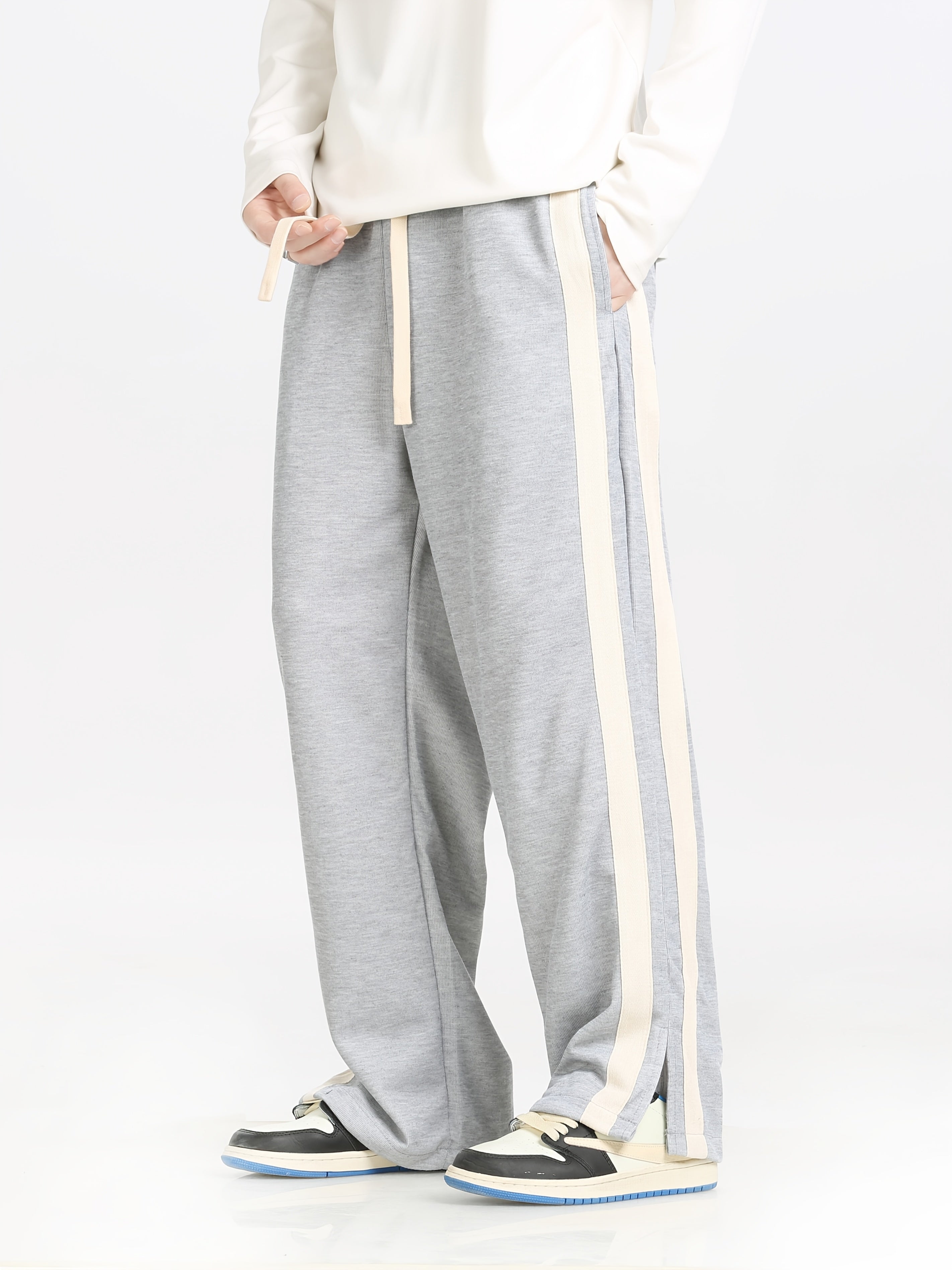 Pantaloni Sportivi Uomo in Maglia - Loose Fit con Coulisse