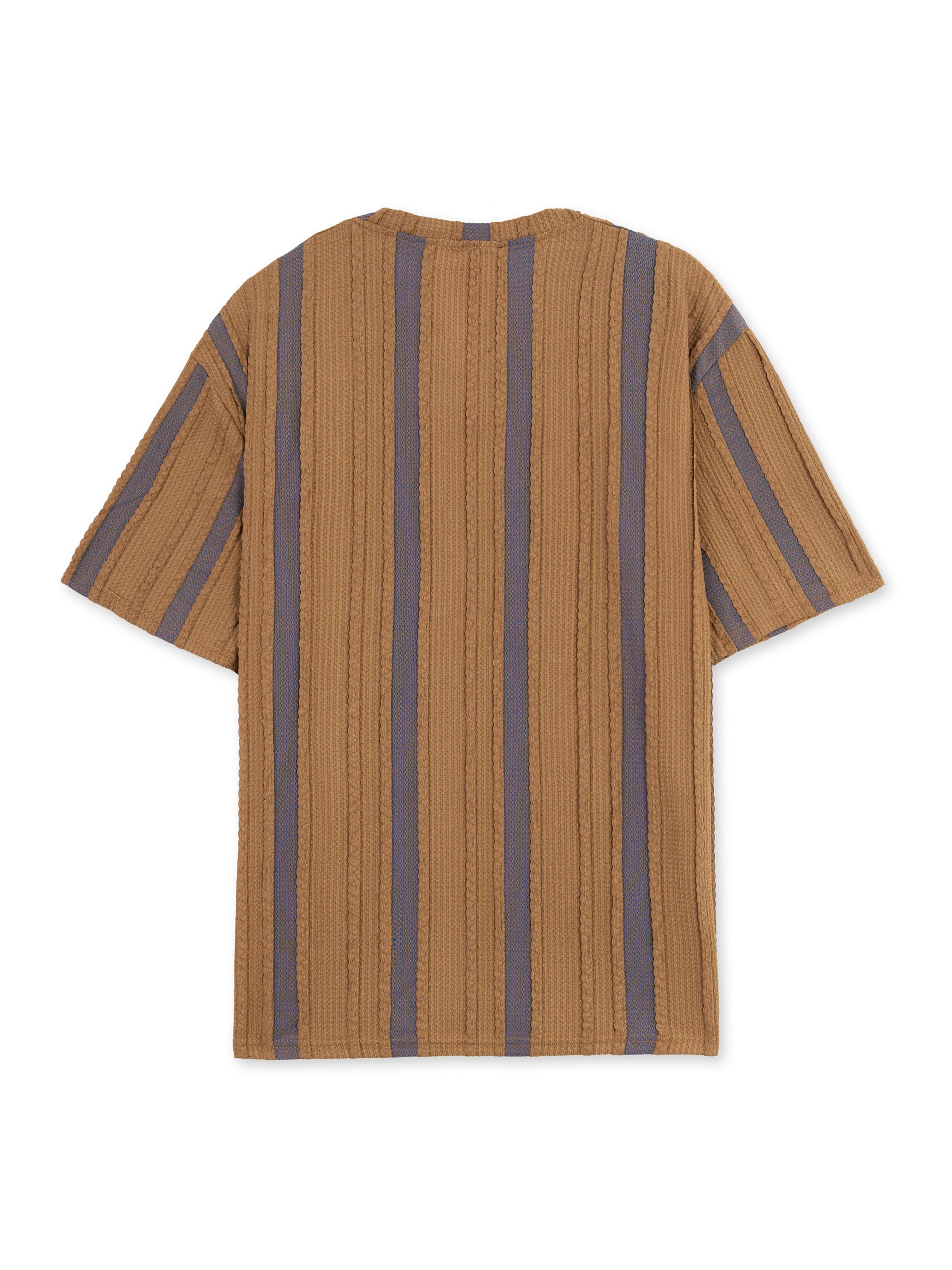T-shirt a Righe Manica Corta