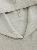 Felpa Donna con Cappuccio Loose Fit - Stampa Lettering "PATIENCE"