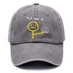 Cappellino con Stampa  "PLZ USE IT"