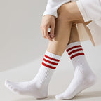 Calzini Unisex a Righe - Confezione da 4 Paia