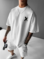 T-shirt Uomo Street Style con Stampa Grafica