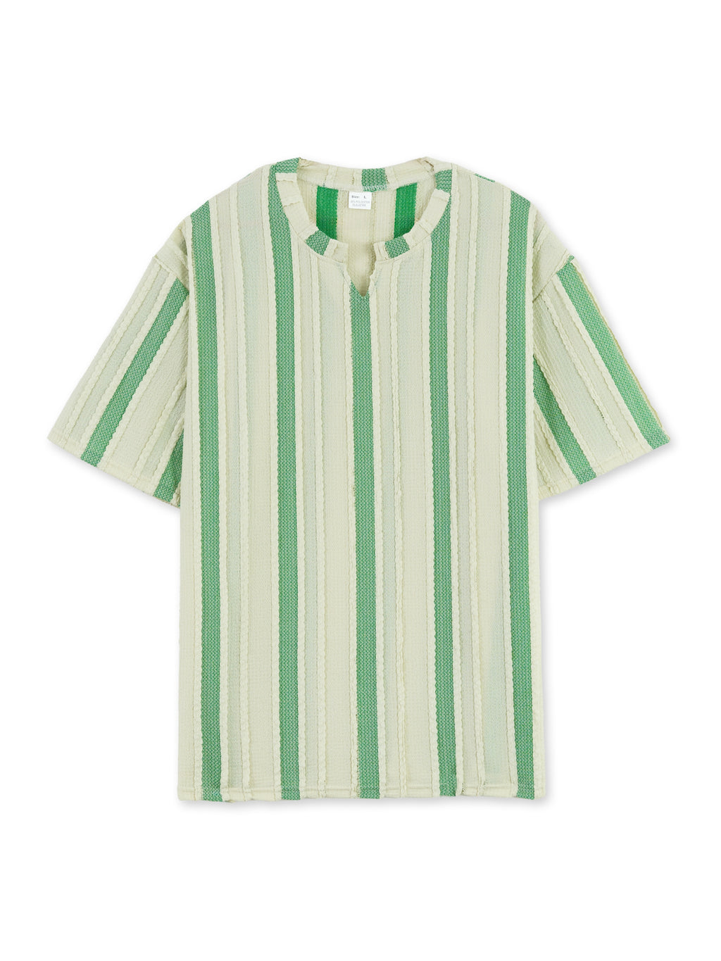 T-shirt a Righe Manica Corta