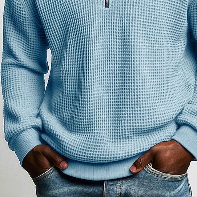 Polo Uomo Manica Lunga con Zip - Primavera/Autunno