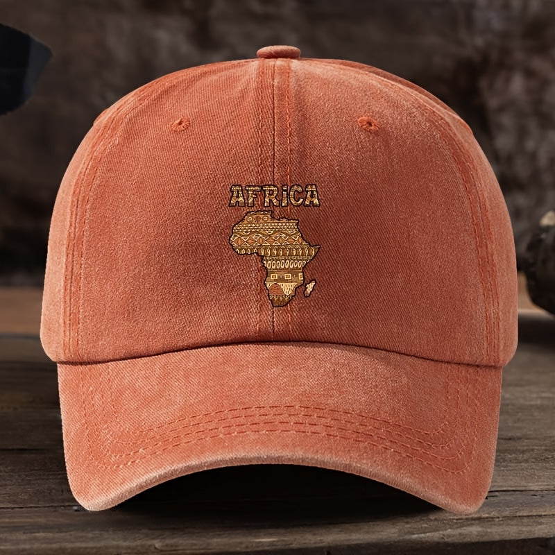 Cappellino Baseball Design Africano - Stampa Lettering Africa