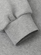 Felpa Donna con Cappuccio Loose Fit - Stampa Lettering "PATIENCE"
