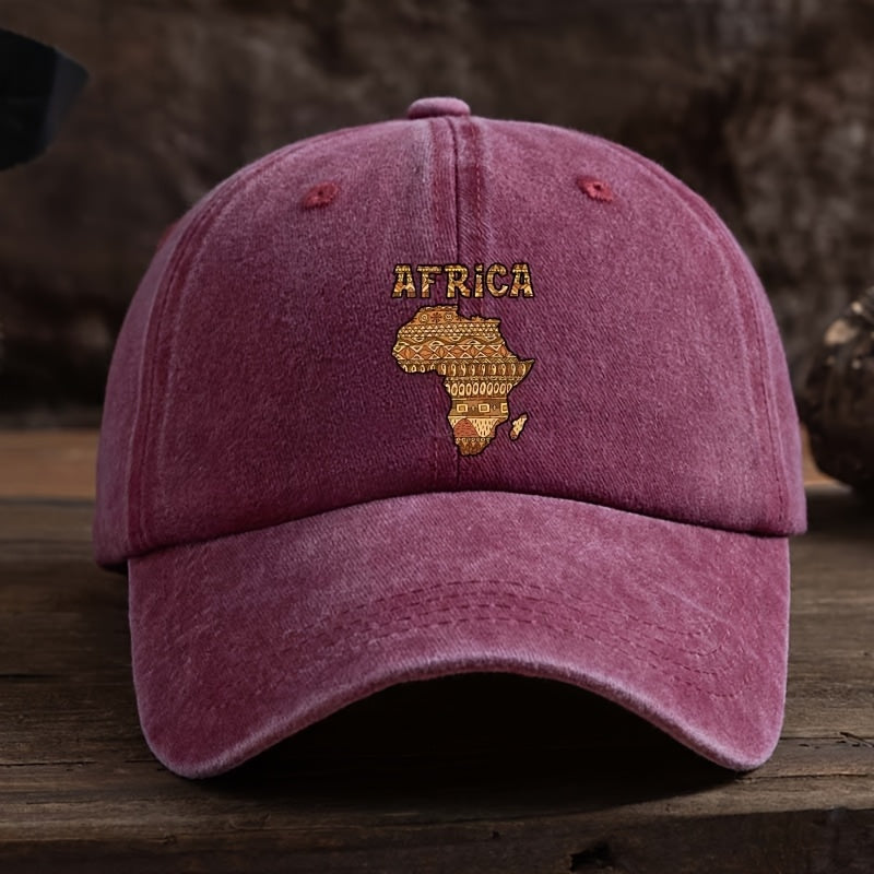 Cappellino Baseball Design Africano - Stampa Lettering Africa
