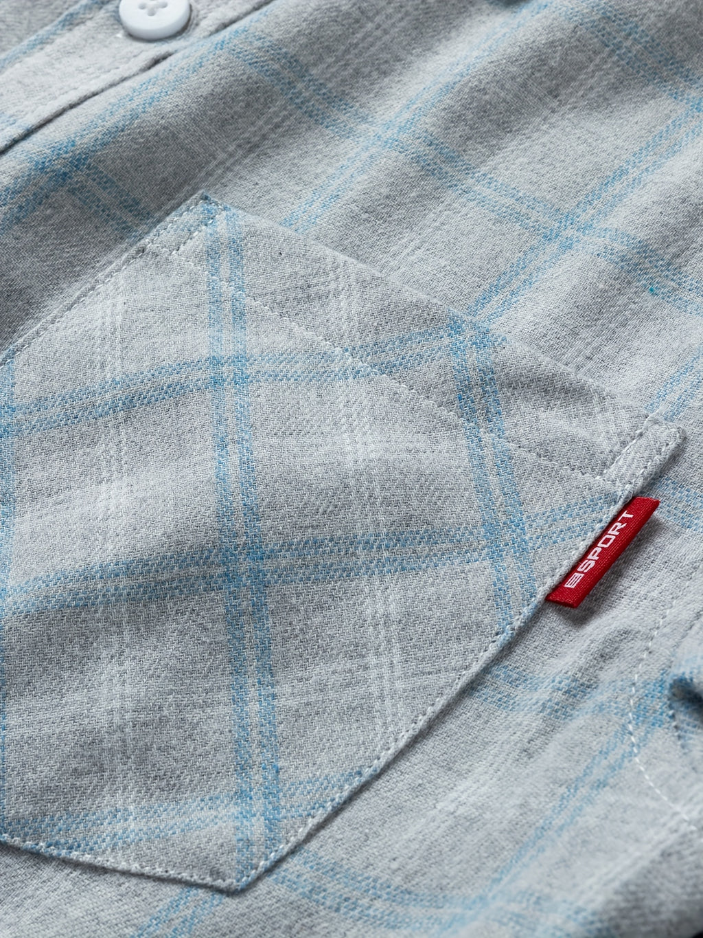 Camicia Uomo a Quadri Manica Lunga con Bottoni - Stile Casual