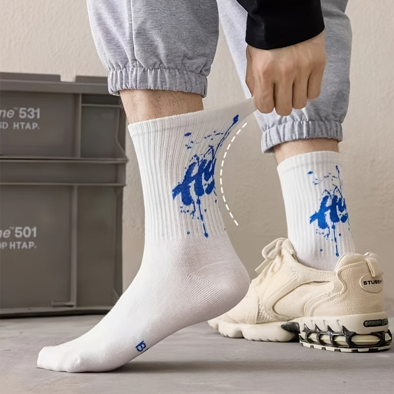 Calzini Sportivi da Basket Uomo - Set da 5 Paia Colori Misti