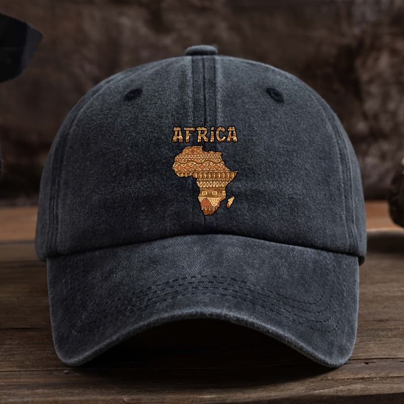 Cappellino Baseball Design Africano - Stampa Lettering Africa