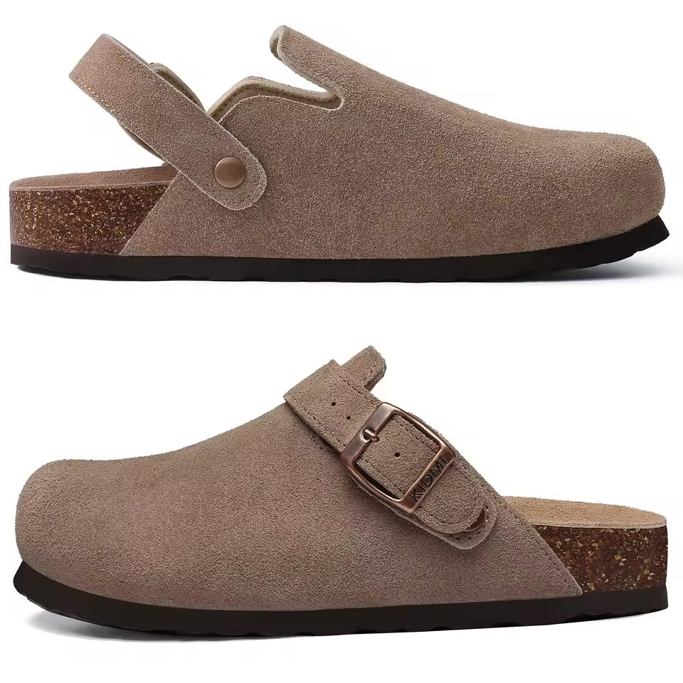 Kidmi Shoes with Adjustable Strap Cork Insole Unisex Clogs