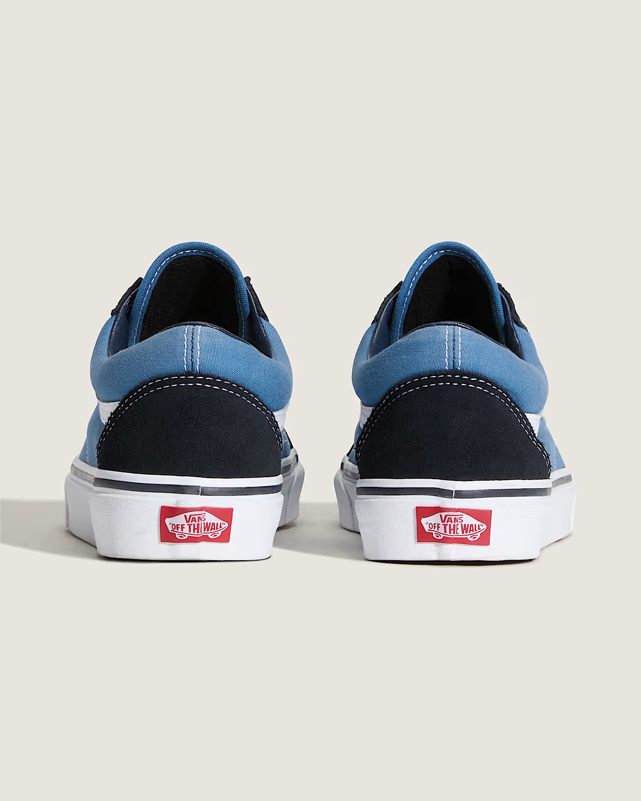 Scarpa VANS OLD SKOOL blu navy in pelle scamosciata e canvas con suola waffle vulcanizzata