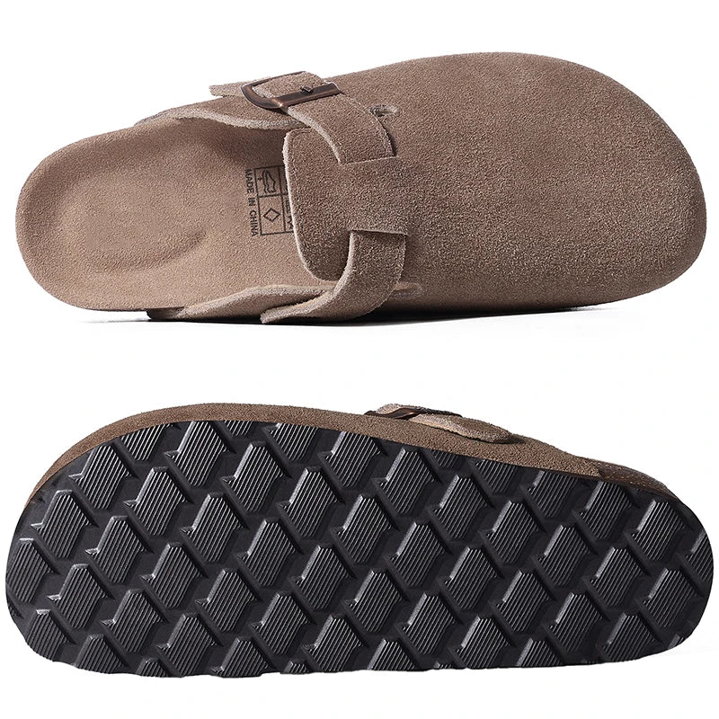 Zoccoli kidmi Suede e Sughero - Uomo e Donna