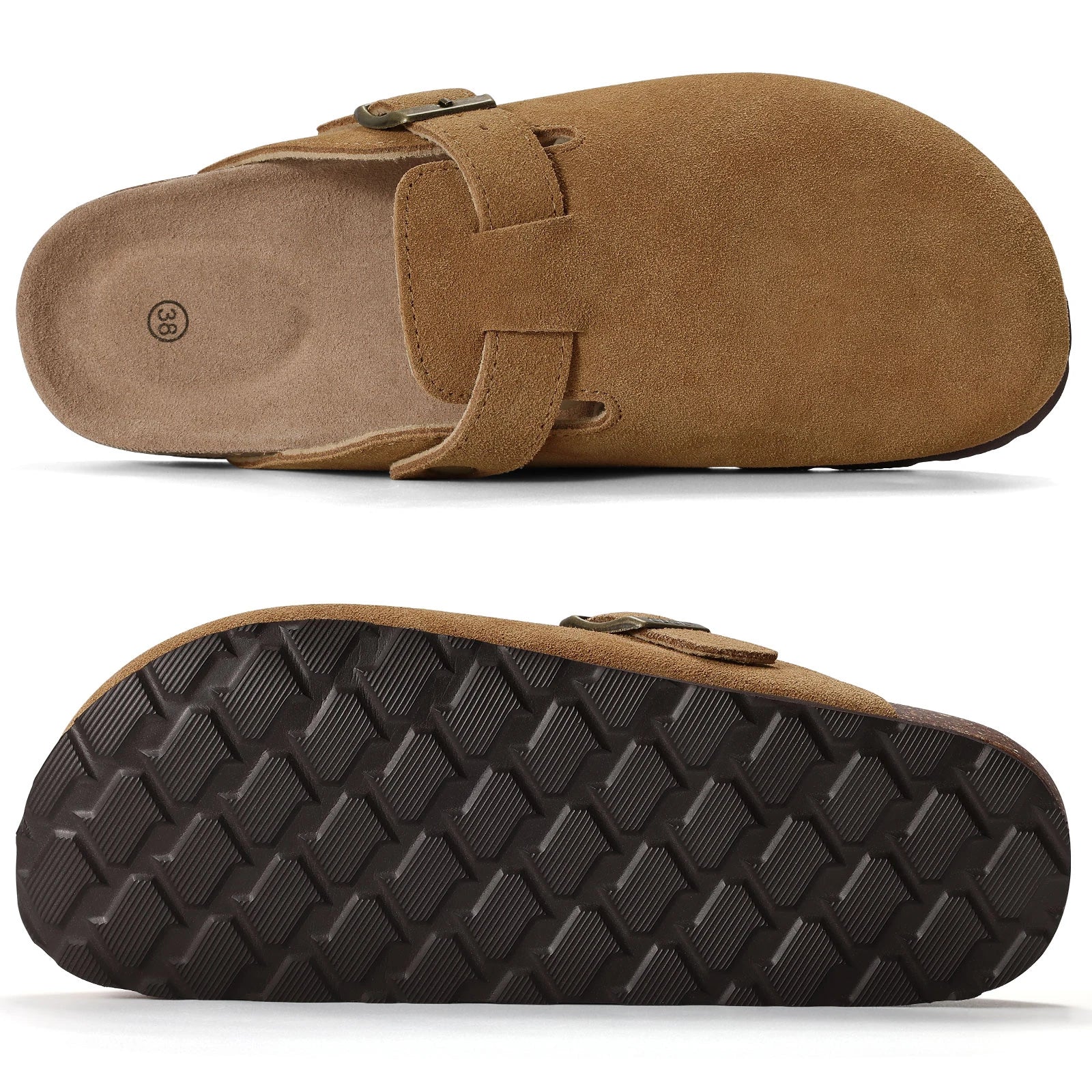 Kidmi Shoes with Adjustable Strap Cork Insole Unisex Clogs