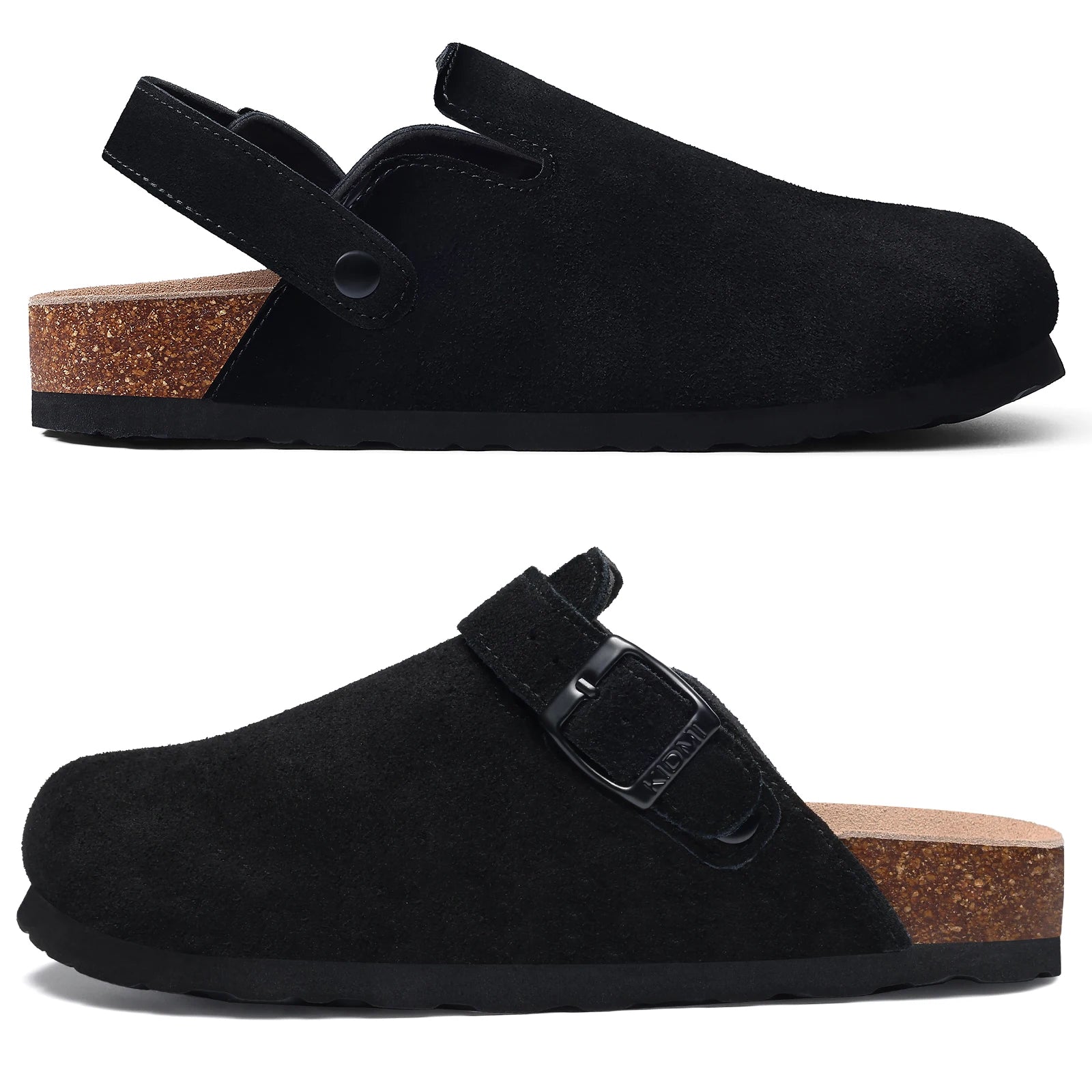 Kidmi Shoes with Adjustable Strap Cork Insole Unisex Clogs