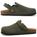 Zoccoli kidmi Suede e Sughero - Uomo e Donna