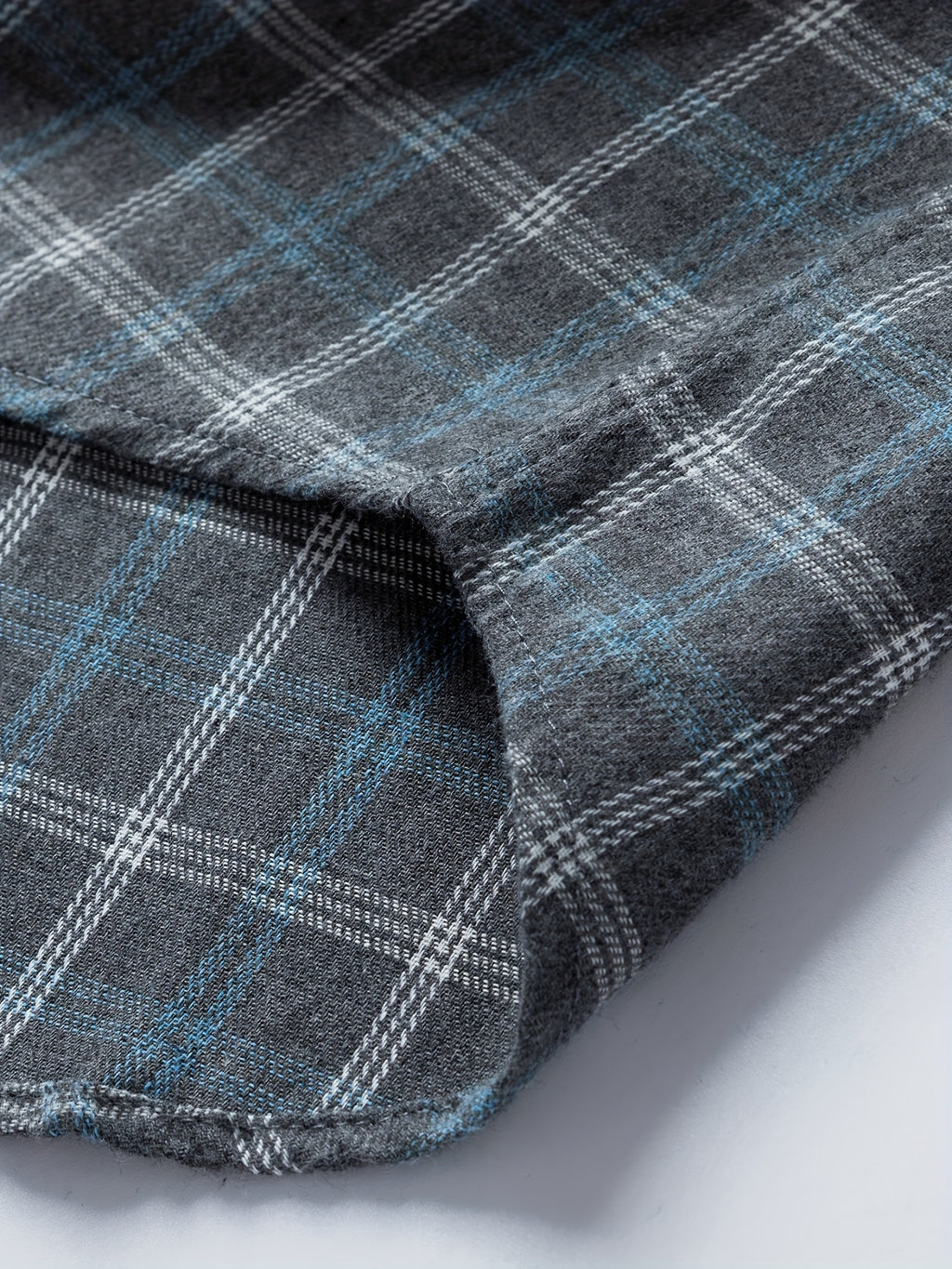 Camicia Uomo a Quadri Manica Lunga con Bottoni - Stile Casual