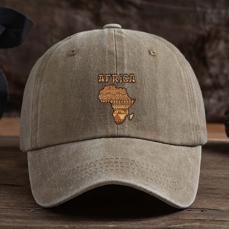 Cappellino Baseball Design Africano - Stampa Lettering Africa