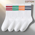 Calzini Unisex a Righe - Confezione da 4 Paia