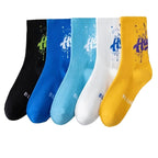 Calzini Sportivi da Basket Uomo - Set da 5 Paia Colori Misti