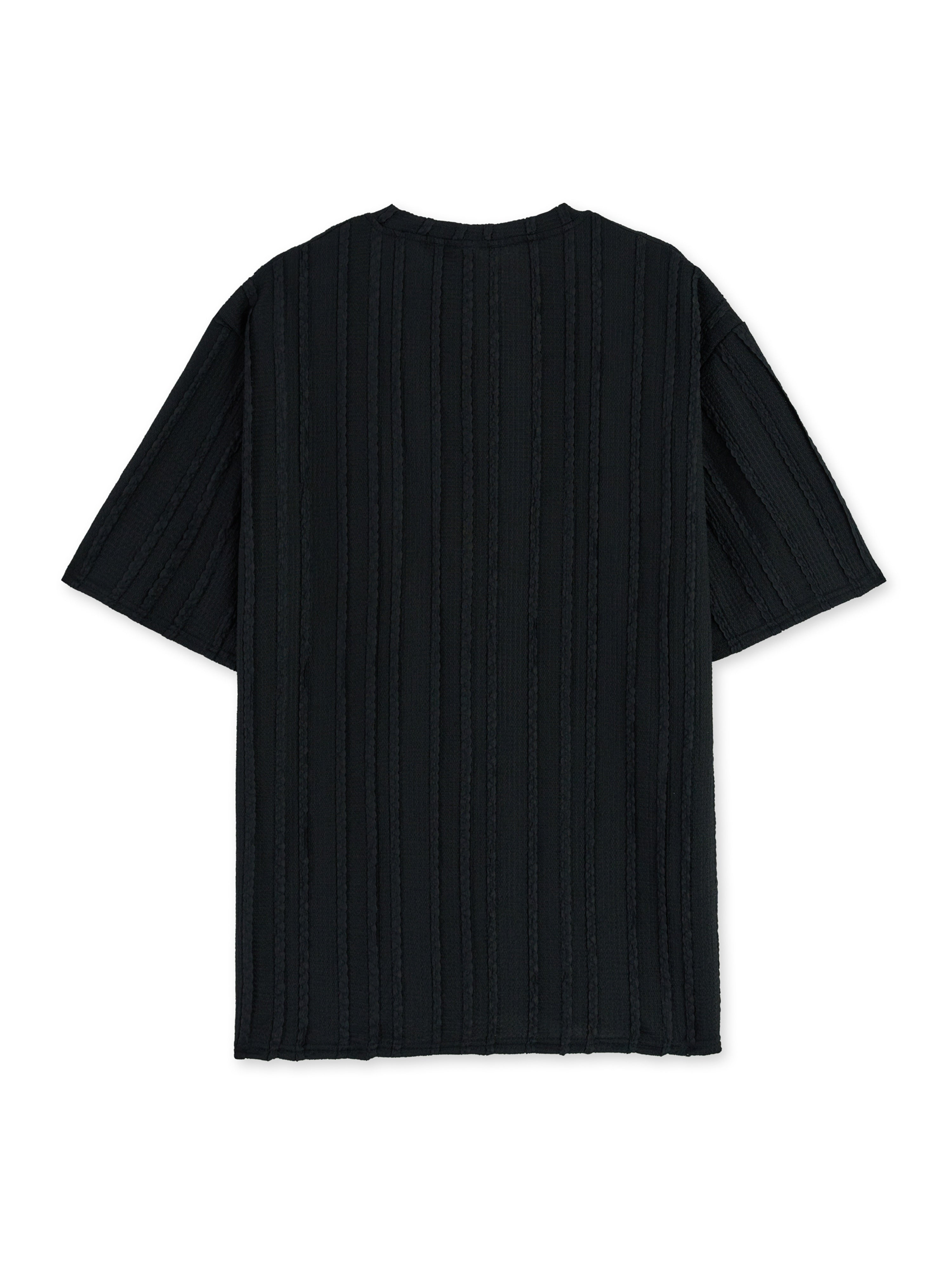T-shirt a Righe Manica Corta