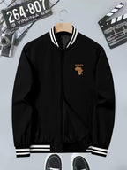 Giacca Uomo Slim Fit - Stampa Tribale Africana con Zip