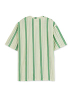 T-shirt a Righe Manica Corta