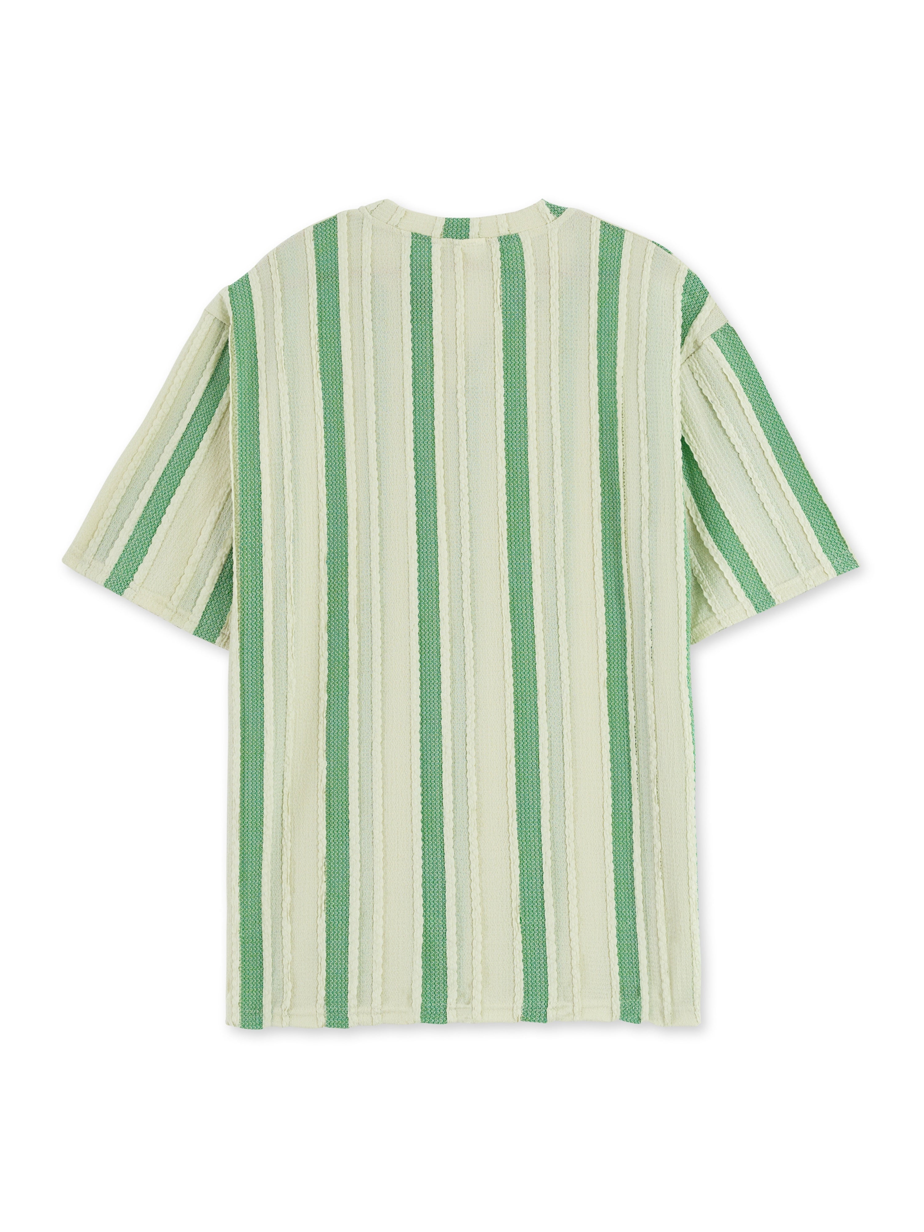 T-shirt a Righe Manica Corta