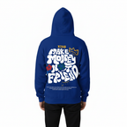 Blue Hoodie con cappuccio