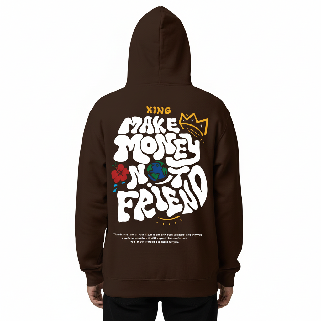 Brown Hoodie - design intatto