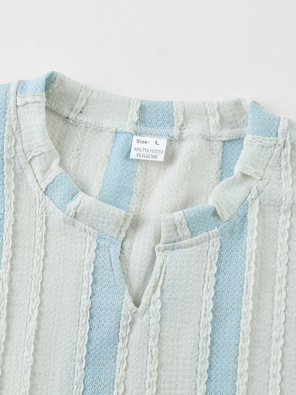 T-shirt a Righe Manica Corta
