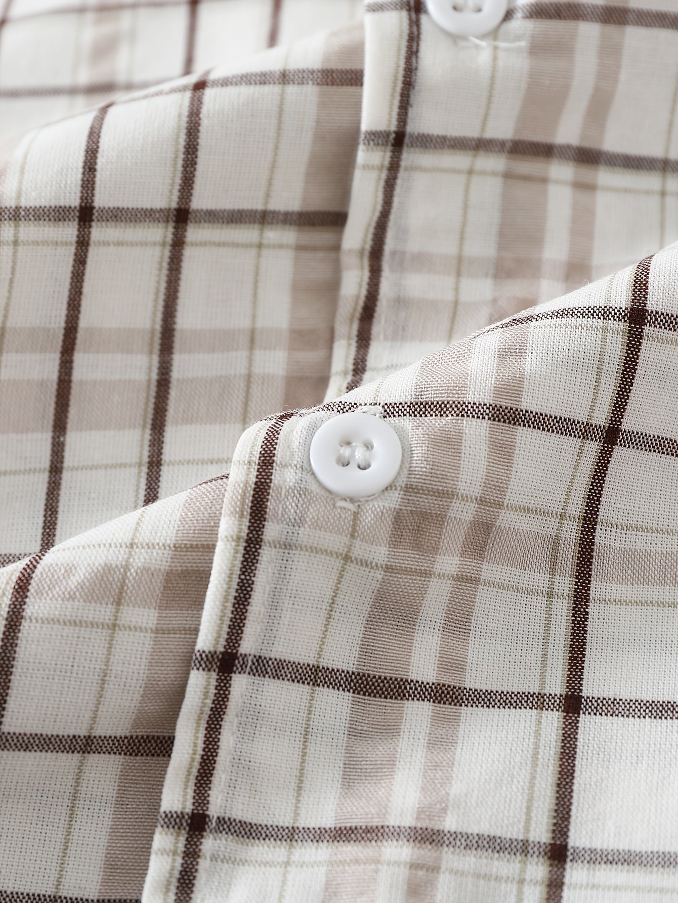 Camicia a quadri con Inserto Manica Lunga