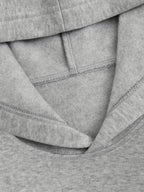 Felpa Donna con Cappuccio Loose Fit - Stampa Lettering "PATIENCE"
