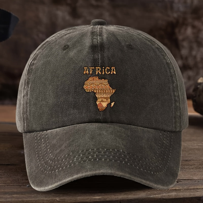 Cappellino Baseball Design Africano - Stampa Lettering Africa