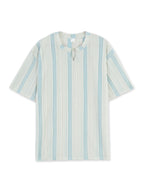 T-shirt a Righe Manica Corta