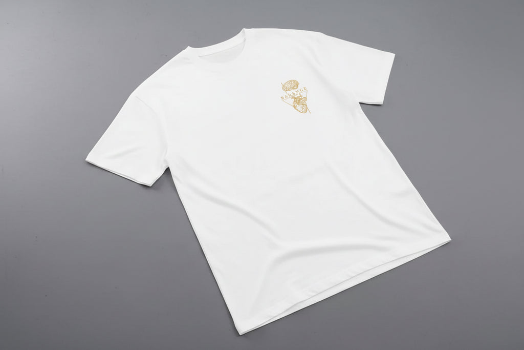 T-shirt Uomo con Stampa Totem Geometrica - Street Style Americano