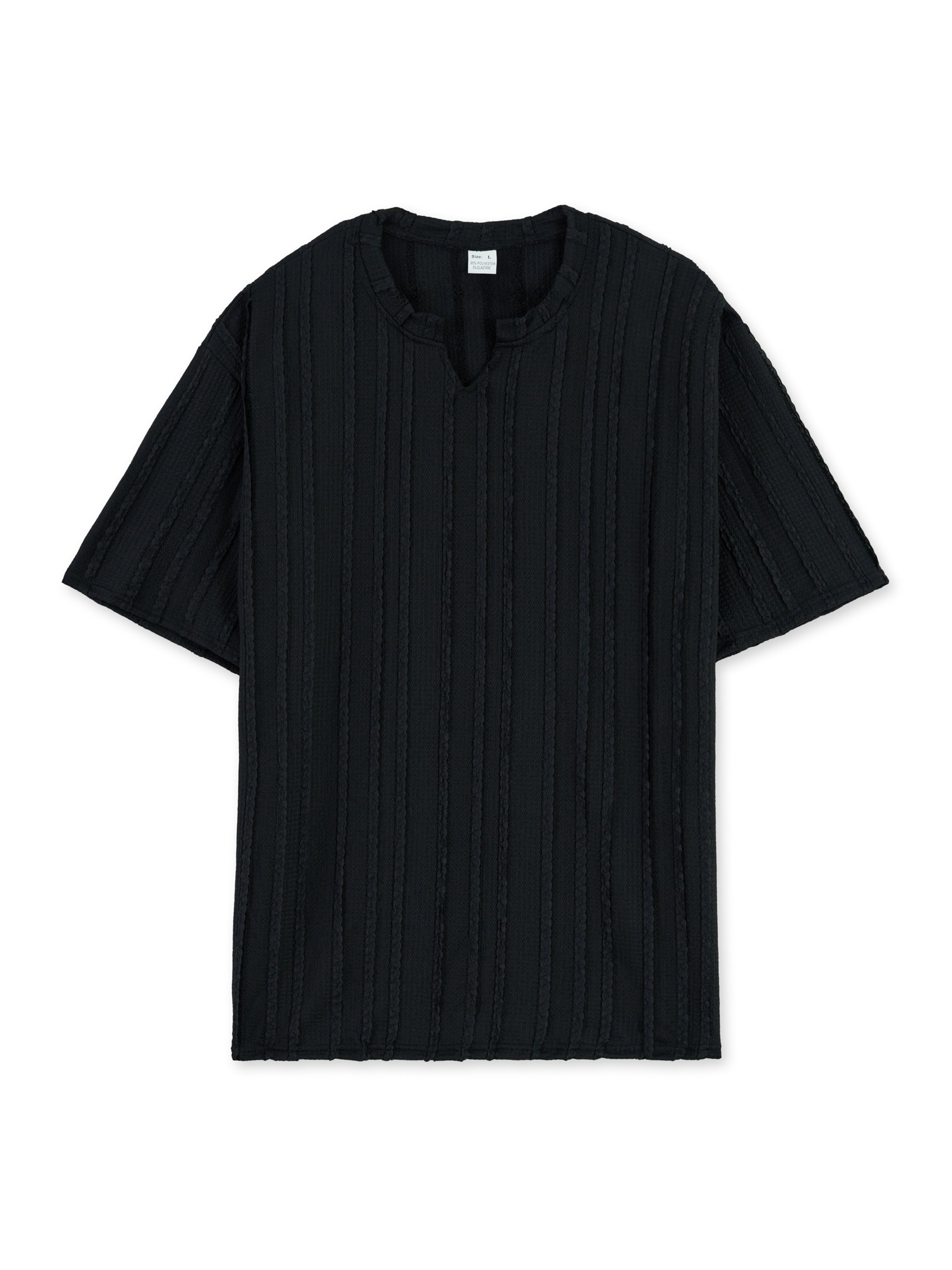 T-shirt a Righe Manica Corta