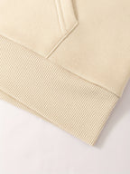 Felpa Donna con Cappuccio Loose Fit - Stampa Lettering "PATIENCE"