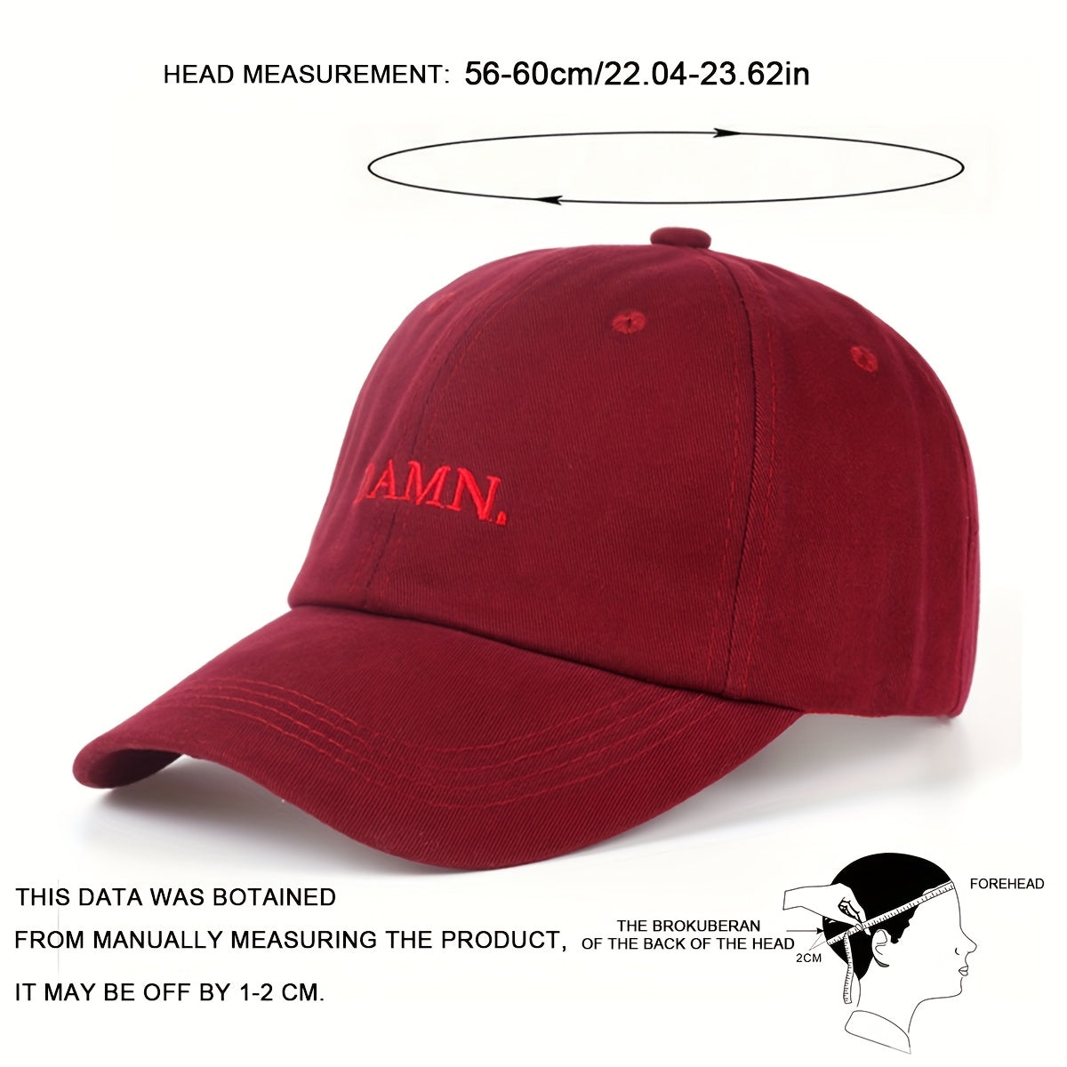 Cappellino Casual Regolabile "DAMN"